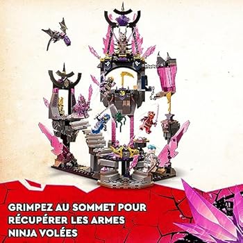 LEGO 71771 NINJAGO The Crystal King Temple, Cole, Zane, Kai