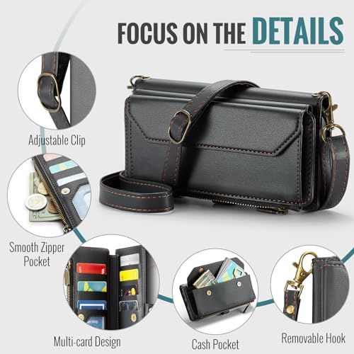 Coque Samsung Note 10 Plus blocage RFID et fermeture éclair de protection