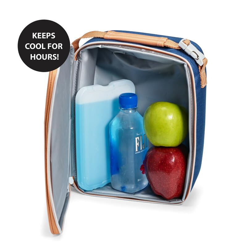 Image of Cool Coolers by Fit & Fresh 4 Pack XL Slim Ice Packs, Quick Freeze Space Saving Reusable Ice Packs for Lunch Boxes or Coolers