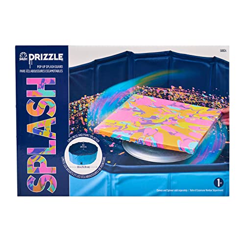 FolkArt Drizzle Pop-Up Splash Guard, Durable Tool for DIY Paint Pouring Arts and Crafts Projects, 50824