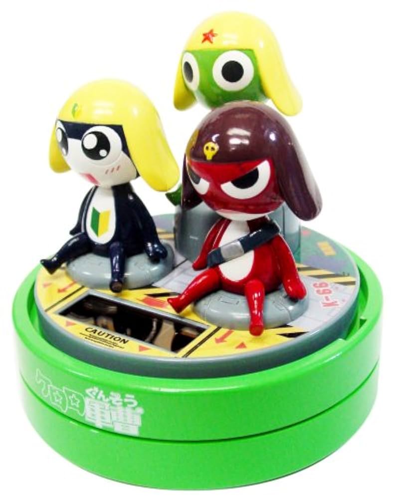 ケロロ軍曹　ソーラーケロロ軍曹　フィギュア　グッズ Amazon.co.jp: ケロロ軍曹 首振りソーラーフィギュア : ホビー