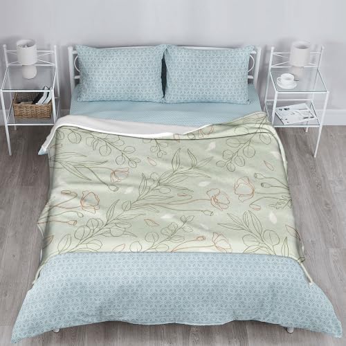 Couverture en flanelle douce et légère lavable pour grand lit - 6