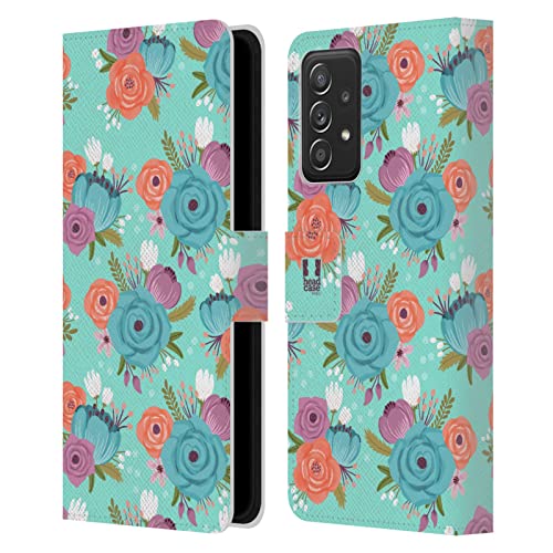 Housse Samsung Galaxy A53 5G fleurie pour organiser vos cartes et sorties en terrasse
