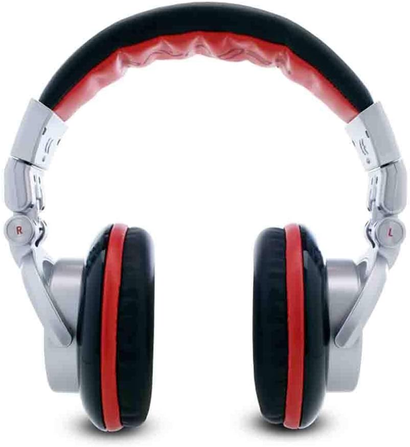 Numark Red Wave | Professional Over-Ear DJ Headphones with Rotating Earcup