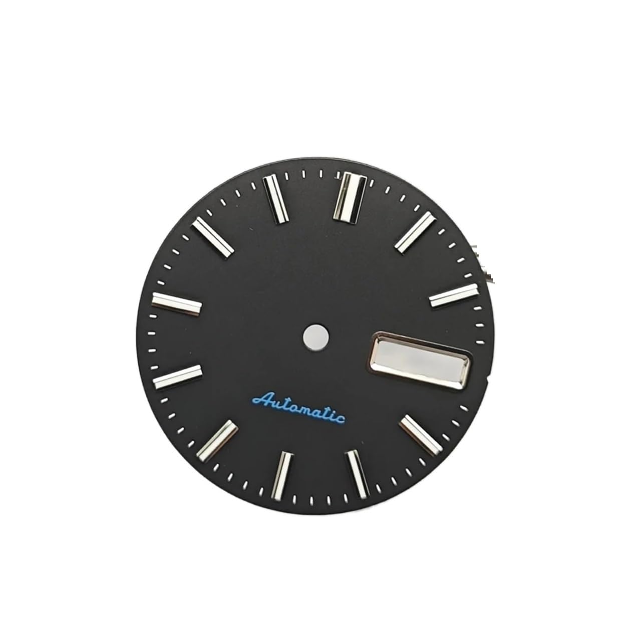 Casetlong 1pc NH36A Dial 28.5mm Luminous Watch Dial With Dual Calendar Window Watch Faces Watch Accessory For NH36A / 4R36 Movement(Black)