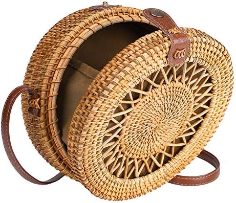 rattan purse