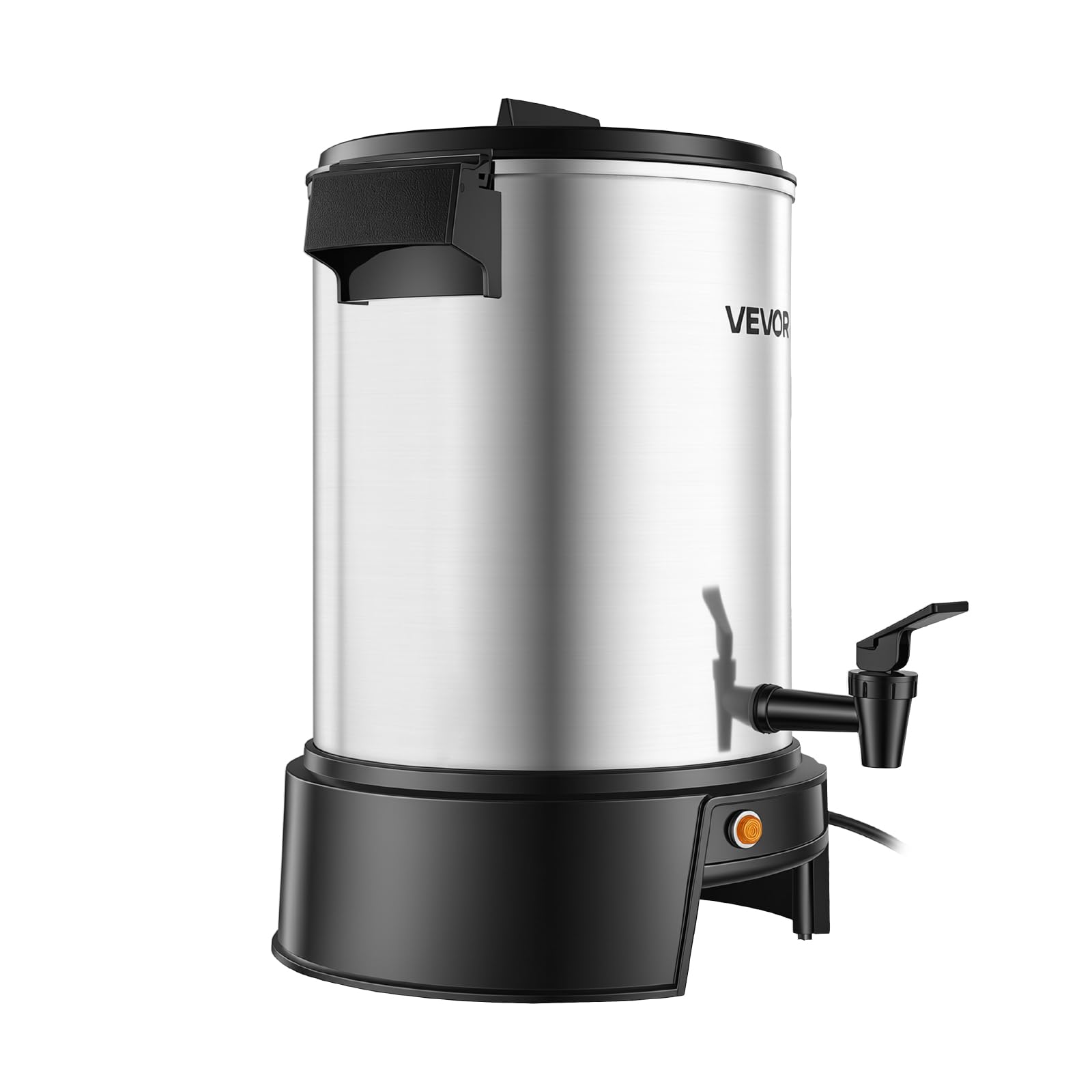 VEVOR Distributore Bevande Calde Caffè Elettrico 250x270x370 mm Capacità 4,5 L, Caffettiera con Rubinetto Antigoccia 1190 W, Controllo Automatico di Temperatura, Erogatore Caffè Tè Vin Brulè, Hotel
