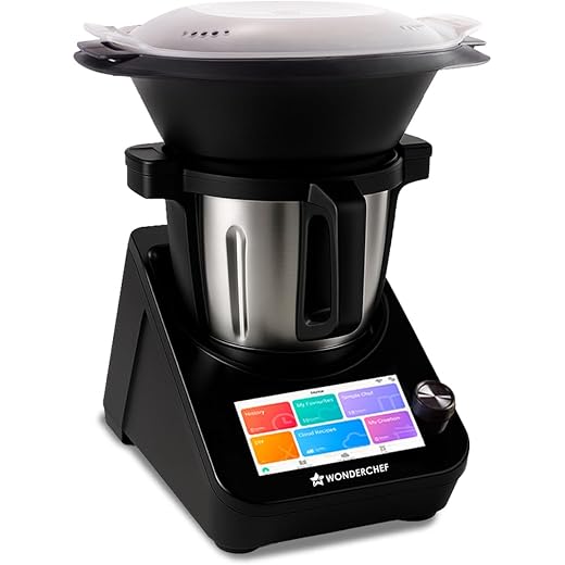 Wonderchef Chef Magic | All-in-One Kitchen Robot | Automatic Chopping, Saut?ing, Stirring, Kneading, Steaming & more | Wi-fi & Mobile App | Pre-Loaded Recipes by Chef Sanjeev Kapoor | 2 Year Warranty