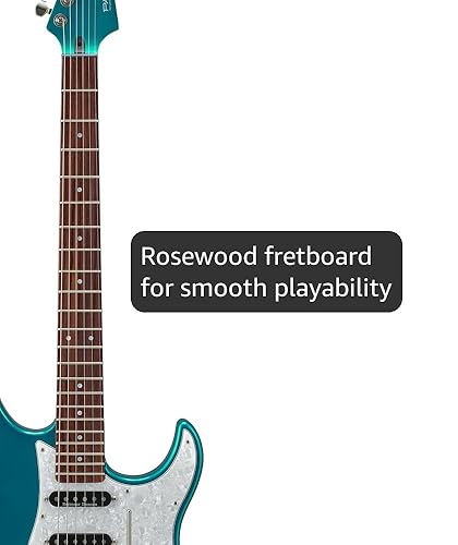 Amazon.com: Yamaha Pacifica PAC612VIIX Electric Guitar; Teal Green