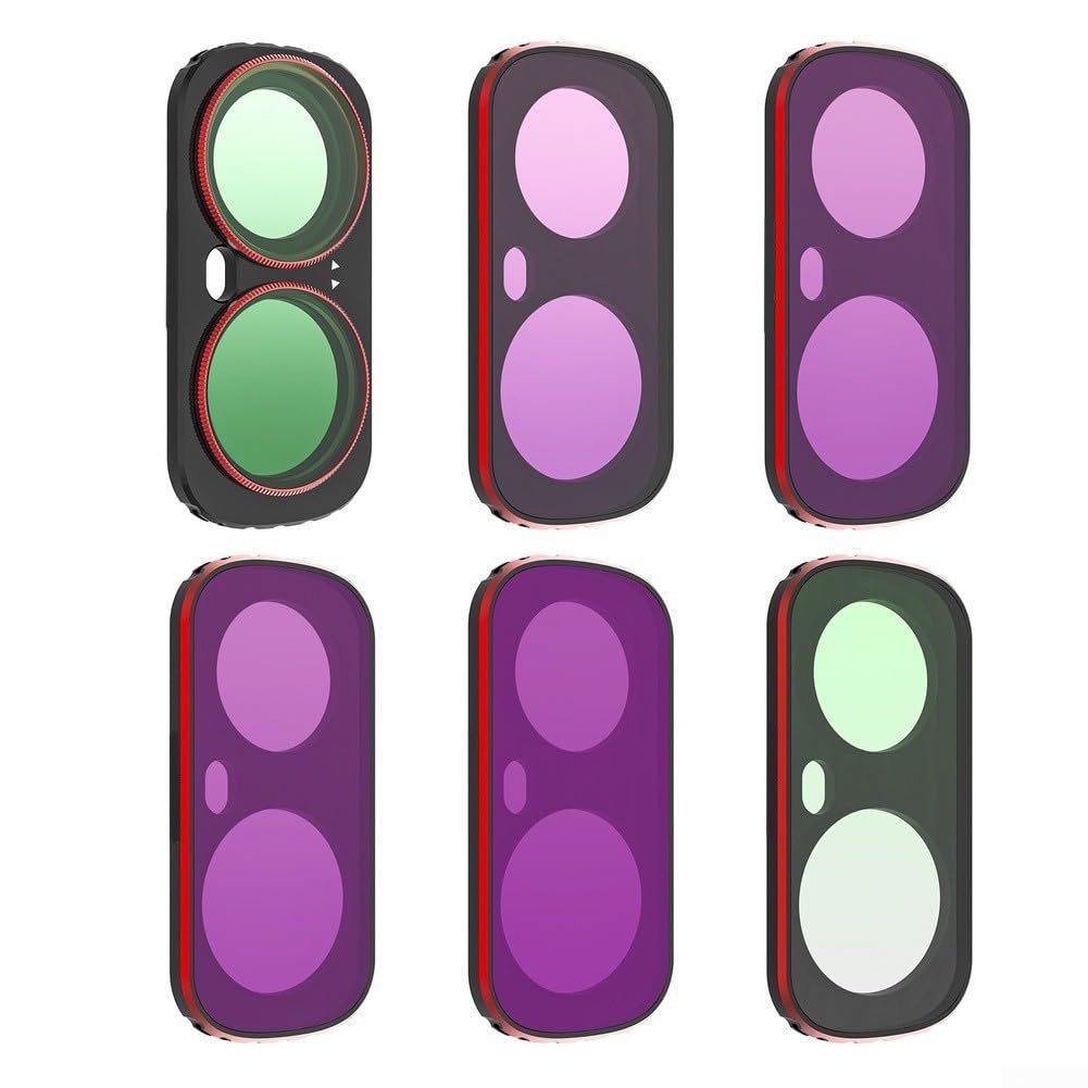 Filtros UV CPL VND para fotografía de acción al aire libre (6 piezas)
