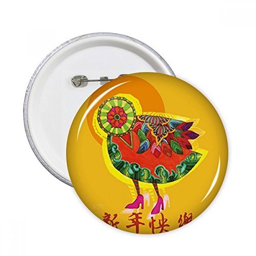 Pins bouton badge pour customiser un vêtement triste en décoration multicolore XL