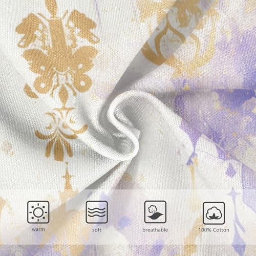 KLL Mardi Gras Carnival Purple Holiday Pattern Toddler Boys' Comfort Training Underwear Cute Children Undies3