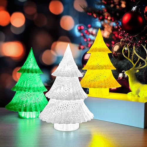 Image of IEMAI Clear PETG Filament 1.75mm 5KG Bundle, Glossy Transparent Finish 3D Printer Filament 5-Pack Clear Color Red Green Amber Yellow for Lampshade, Creative DIY, Home Decor