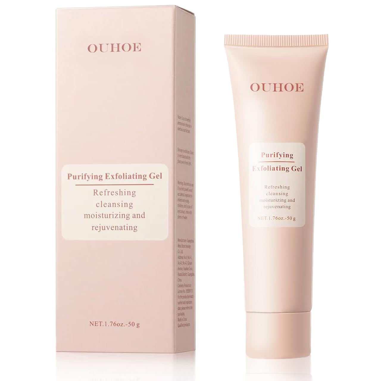 Purifying Exfoliating Gel: Gentle Facial Cleanser for All Skin Types | Deeply Purifies, Brightens & Smooths