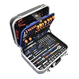 DEXTER - 141-teiliger Werkzeugkoffer - Mit Transportkoffer - Komplettset - Werkzeugset - Werkzeugkoffe - Werkzeugkasten