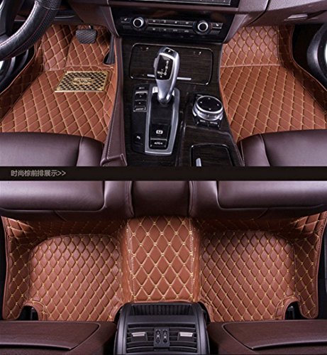 Worth-Mats Custom Fit XPE Leather Floor Mats for BMW X3 G01, Brown