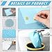 ForraFun 20 Pack Disposable Toilet Mats U Shaped Toilet Mat Absorbent Toilets Floor Protector Toilets Floor Protector from Urine for Potty Training, Anti Urine Commode Mat for Children(Blue)