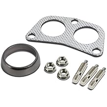 DNA Motoring GKT-A-2-DP-DNT-GPT-KIT Graphite Aluminum Gasket Plus Donut, Studs, Bolts Kit,Metallic