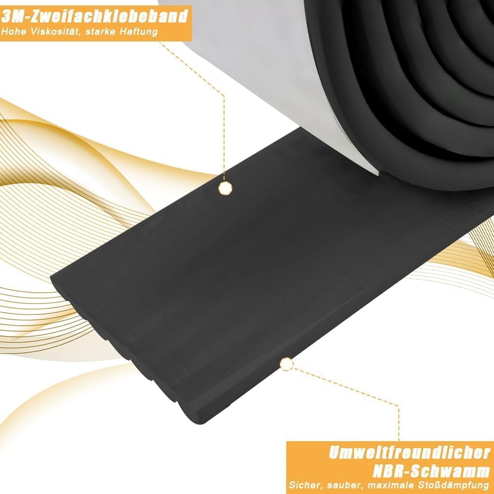 5 m x 8 cm, ochrona krawędzi z pianki dla niemowląt, ochrona krawędzi, samoprzylepna, miękka klejąca, ochrona narożników dla niemowląt, pianka, okleina na krawędzie stołu, do różnych mebli