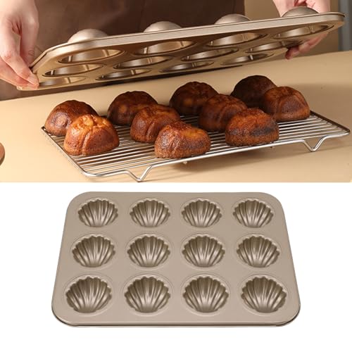 Moule de cuisson en forme de coquille 12 cavités EMUKOEP pour cupcakes