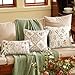 ISAENNE Design Linen Throw Pillow Covers 18