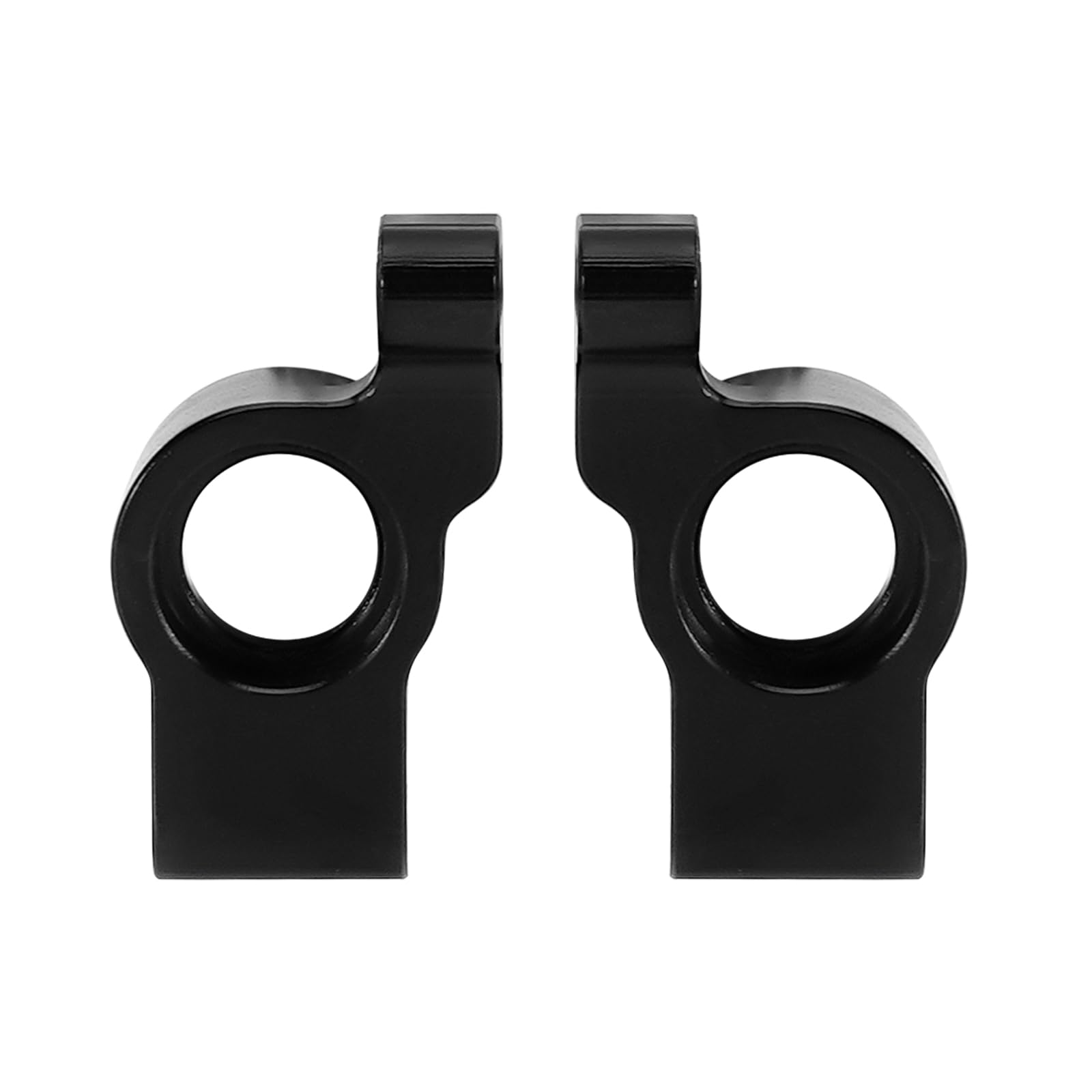 INJORA Moyeux Arrière Aluminium – Pour Losi Micro-B 1/24 Et Micro-T 1/28 – CNC, Anodisé Noir