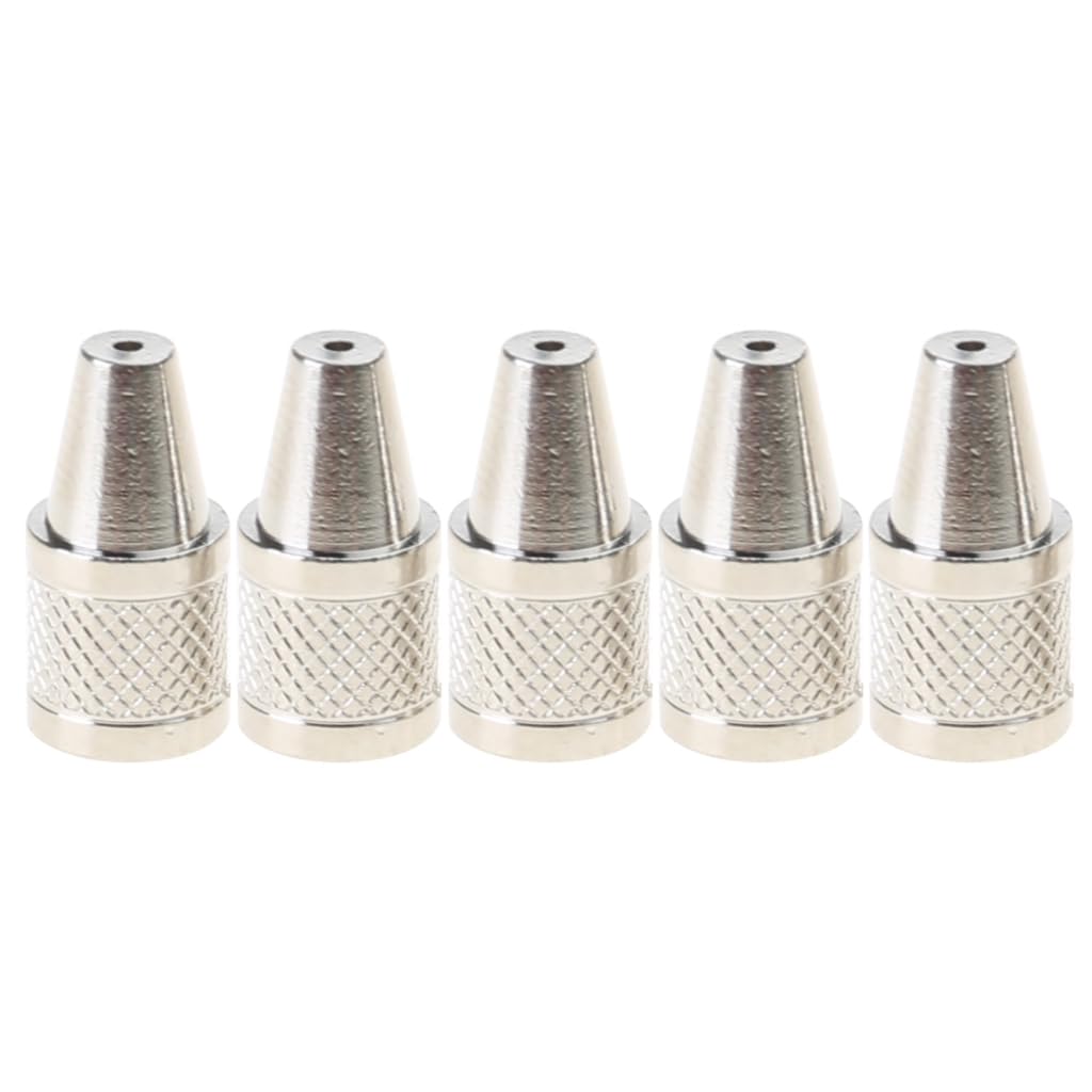 Dcaknri 5Pcs 1.6mm/1.2mm Nozzle Iron Tips Metal Soldering Welding Tip for Electric Vacuum Solder Sucker Desoldering Pumps