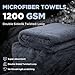 LBLVBNEWD 2-Pack 1200GSM Microfiber Car Drying Towels, Extra Large Twisted-Loop Absorbent Drying Towel for Cars and Trucks, Without Streaks, Scratches, or Water Spots (35