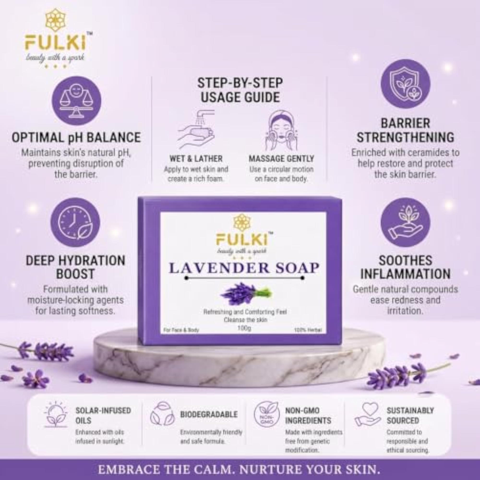 Herbal Rose & Lavender Soap Combo