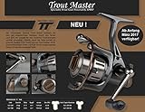Trout Master Tactical Trout 2 - Forellenrolle zum Angeln auf Forellen, Stationärrolle zum Schleppangeln & Standangeln, Spinnrolle