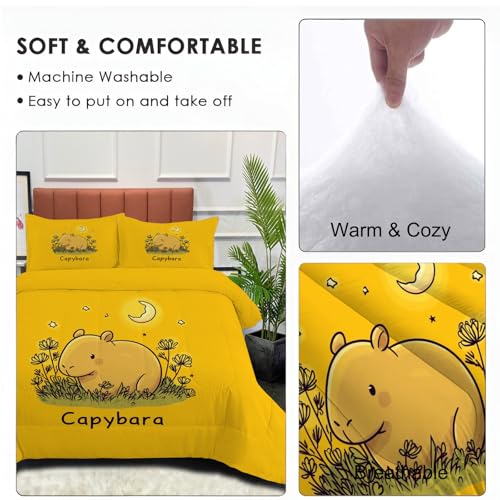 Edredón de carpincho reversible de tacto suave para solucionar el descanso de niños inquietos 7