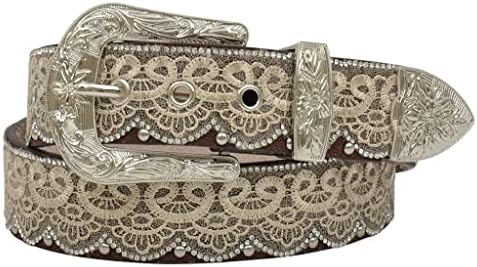 Angel Ranch 1 1/2" Brown Ladies' Fashion Belt
