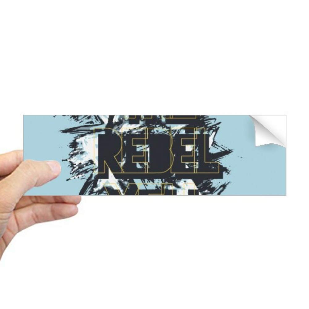 Adhesivo rectangular para parachoques oculta ara&ntilde;azos con dise&ntilde;o graffiti street 4