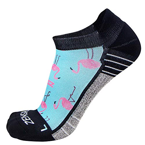 Image of Zensah Limited Edition No-Show Running Socks - Anti-Blister Comfortable Moisture Wicking Sport Socks for Men and Women