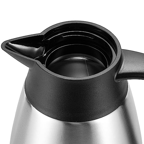 Carafe à café thermique 2L isotherme double paroi en thermos argent
