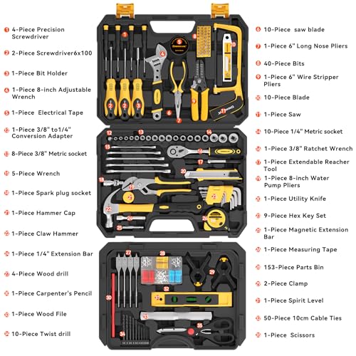 CRESOLVIA 339-Piece Tool Set