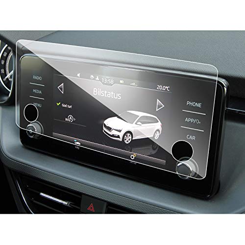 Film Protecteur Verre Trempé 9H Pour écran Skoda Kamiq / Scala / Fabia Bolero (2019-2023) - Anti-rayures, Anti-empreintes, HD Transparent