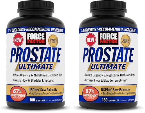 Force Factor Prostate Ultimate, Prostate Health Supplement for Men with