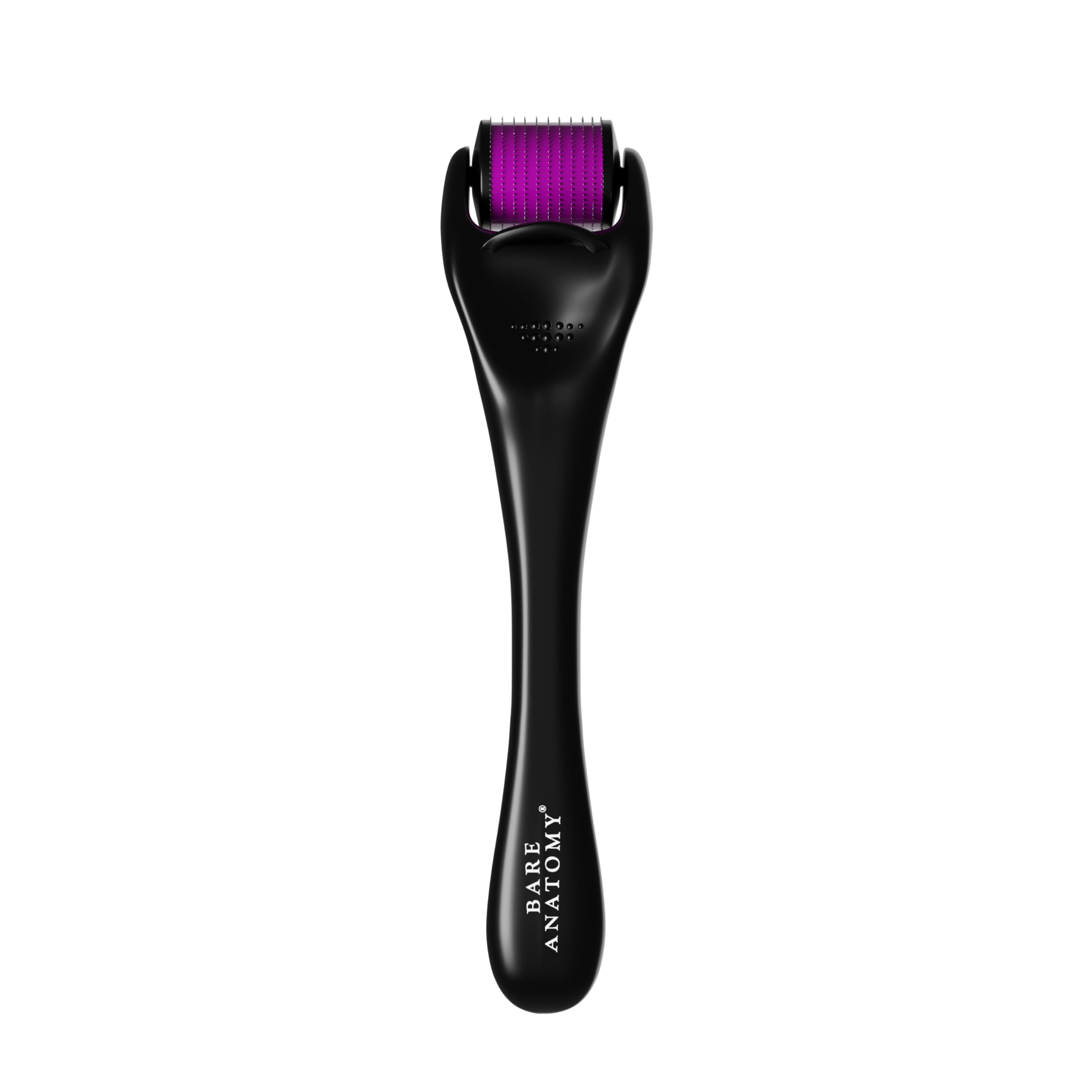 Bare Anatomy Derma Roller pour la pousse des cheveux | 0,25 mm avec 540 micro-aiguilles en titane | Stimule les follicules pileux et améliore la circulation du cuir chevelu