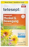 tetesept Meeressalz Muskel & Bewegung – Gesundheitsbad für Entlastung nach Bewegung mit 5 ätherischen Ölen – Wohltuender Badezusatz mit natürlichem Meeressalz – 1 x 80 g