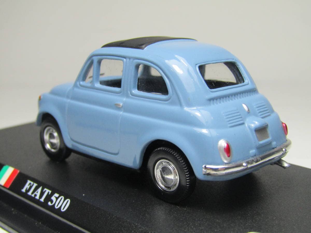Amazon | FIAT 500 1/43 フィアット 500 ブルー 2代目 NUOVA