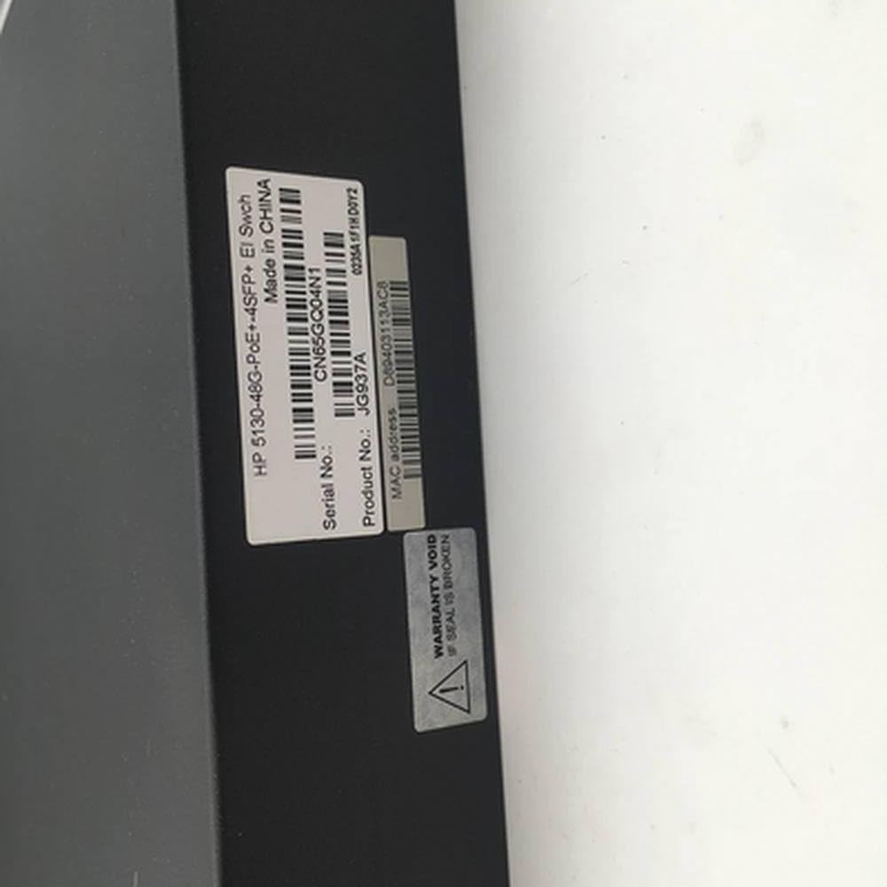 CN65GQ04N1 for PSU JG937A 5130-48G-POE+-4SFP+EI Swch 48-Port Gigabit 4-Port 10 Gigabit Poe+