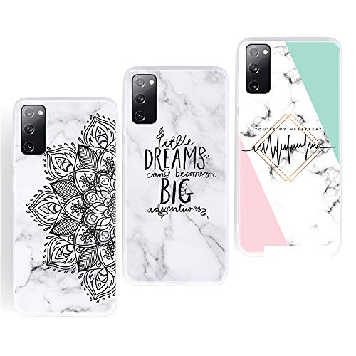 HopMore Marmo Cover per Samsung Galaxy S20 FE /