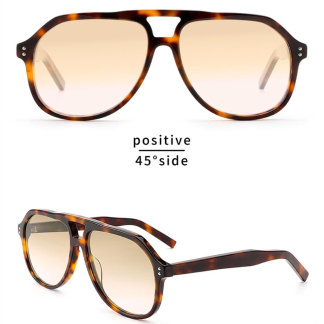 Lunettes de soleil à verres dégradés pour hommes, polarisées, style rétro, protection UV400