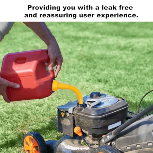 Magicfour Gas Can Nozzle Replacement, Gas Can Vent Cap, Spout Replacement Kit Compatible with Most 1/2/5/10 gallon Gas Cans, Old Style Gas Can Spout Replacement Leak Proof - Thumbnail 5