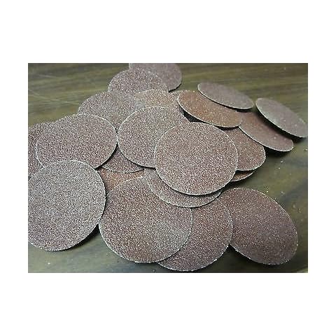 25pc 2" 60 GRIT ROLOC COOKIE DISCS ALUMINUM OXIDE SANDING DISC ROLL LOCK TYPE R Cover