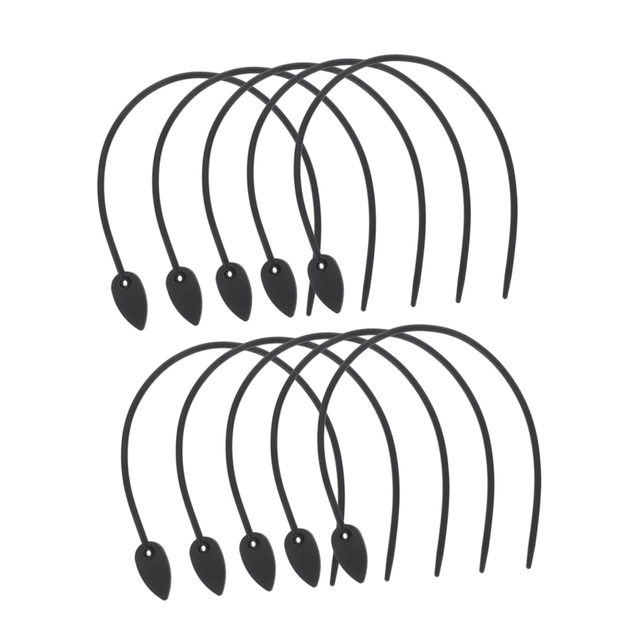 Toddmomy Correas De Silicona para Plantas Fijación Flexible para Jardín para Flores Y Vegetales Accesorios De Sujeción para Cultivos 20 Piezas X 4