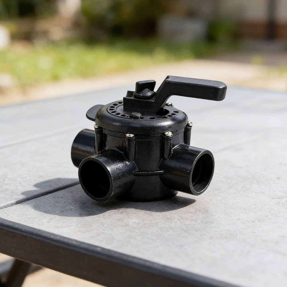 Válvula desviadora de PVC de 3 vías 263037 para grifo de 2 pulgadas, flujo de agua
