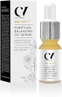 Age Defy+ Purifying Balancing Oil Serum 10ml | Natural & Organic Balancing Face Oil by Cha Vøhtz | Facial Oil for Adult Spot-Prone Skin | Paraben Free & Ethyl Alcohol Free | Cruelty Free & Vegan