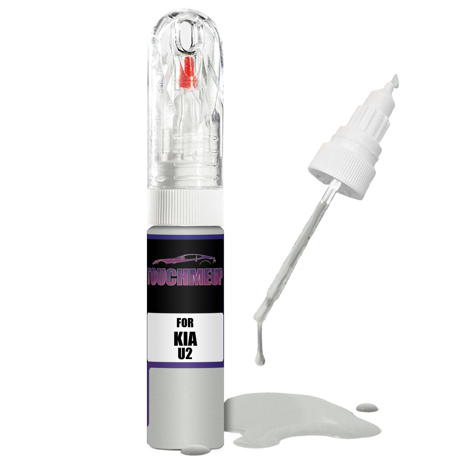 Pintura de retoque con pincel para modelos KIA BLANCO PERLA U2 Kit de reparación de arañazos y desconchados